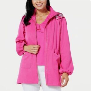 C. Wonder by Christian Siriano Pink Anorak Jacket Size Medium